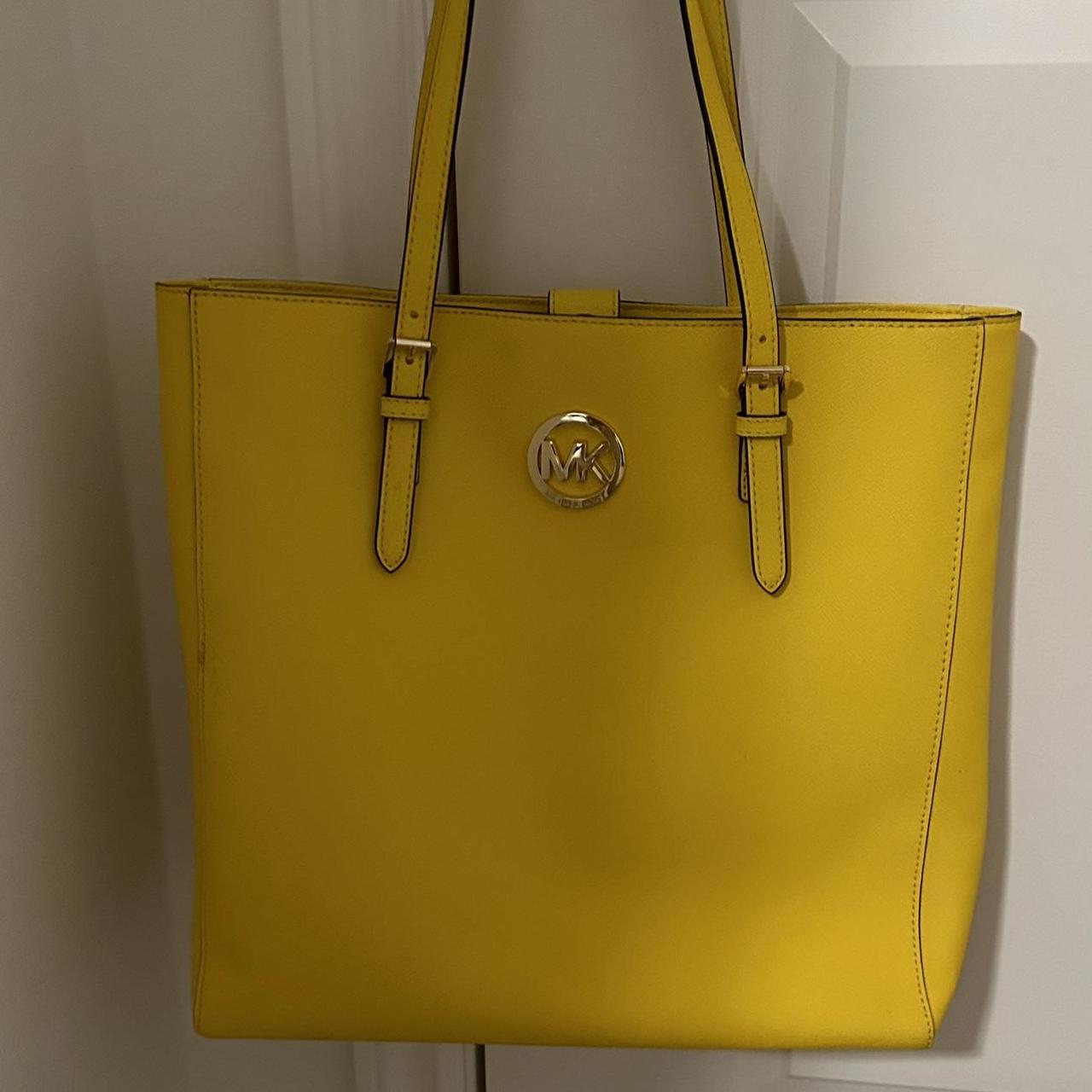 Michael kors best sale yellow tote