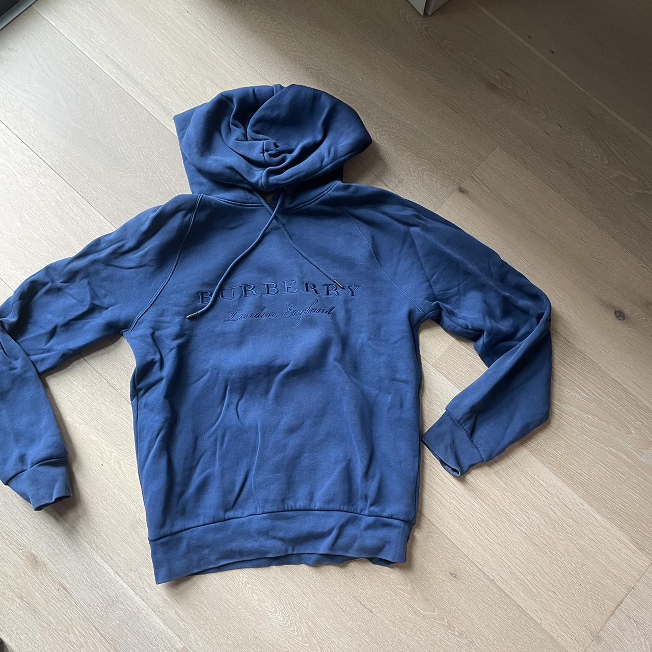 Burberry hoodie used best sale