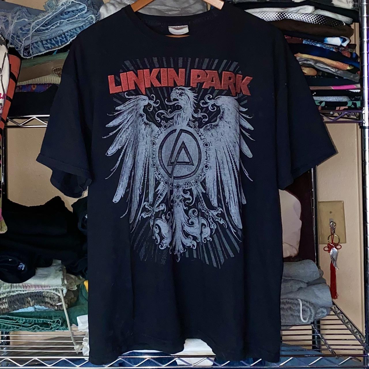 Vintage 00's Y2K Linkin Park big print classic men's... - Depop