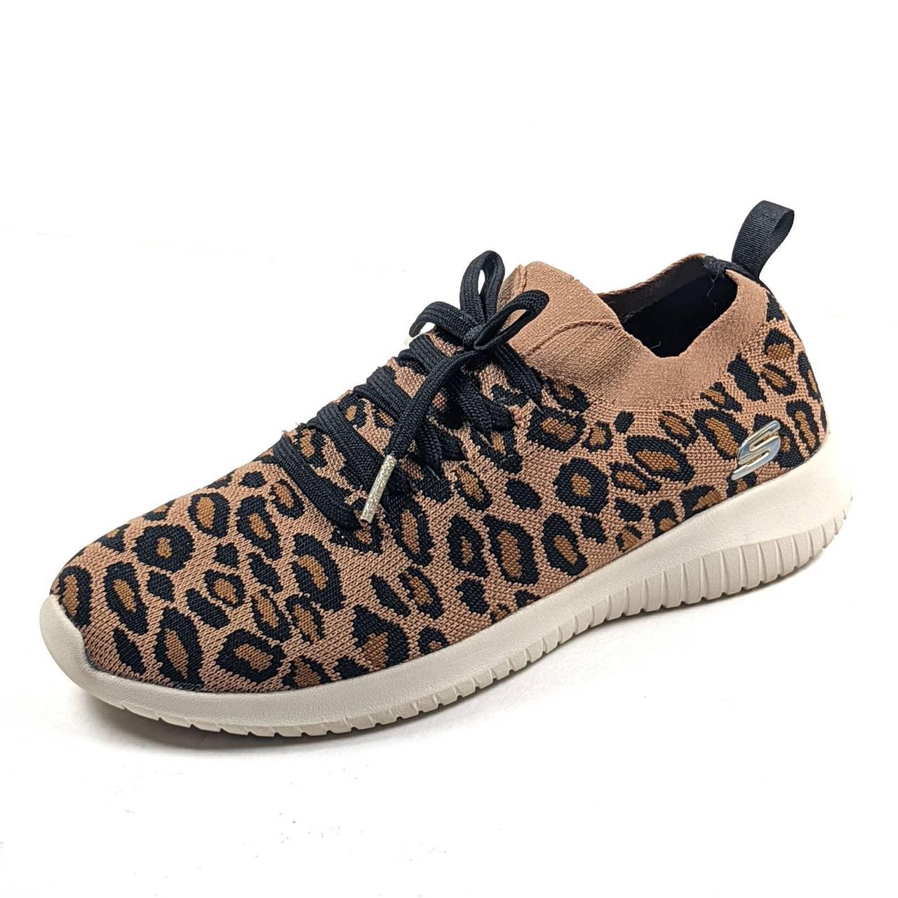 skechers brown & black ultra flex safari tour trainers