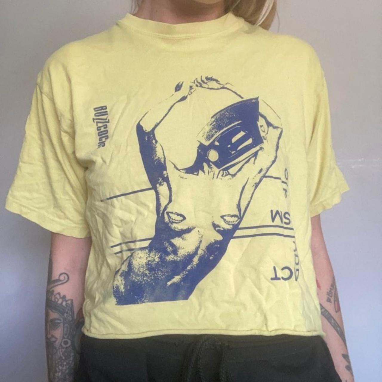 90s レア　Buzzcocks Orgasm Addict Tシャツ　イエロー Orgasm Addict Yellow T-Shirt - Buzzcocks Official Store