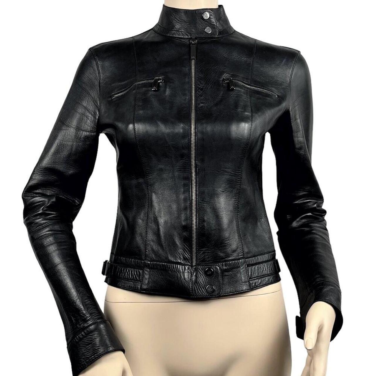Gucci/leather/tailored/jacket/Vintage❣️ Rare gucci leather jacket - Gem