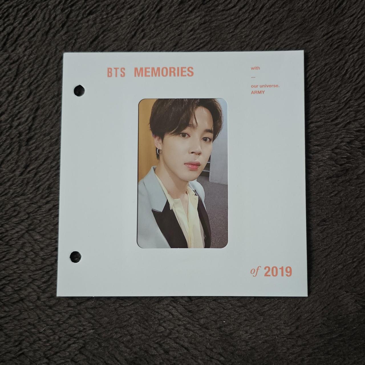 BTS Jimin Memories of 2019 blu ray DVD double-sided... - Depop