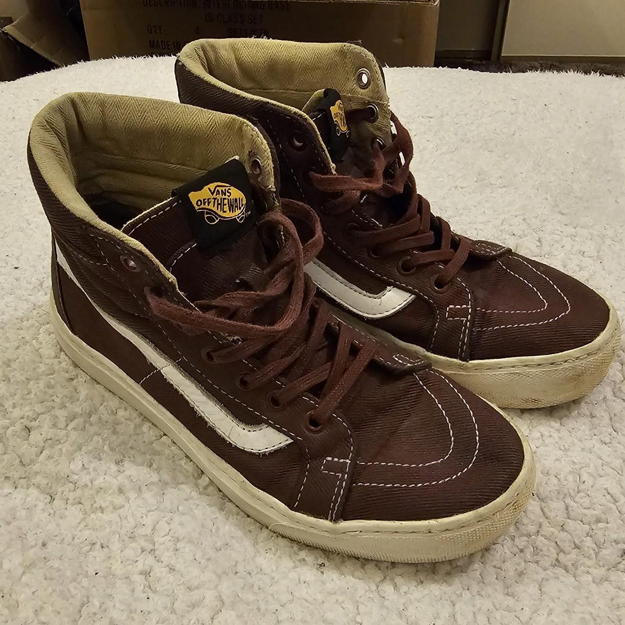 burgundy high top vans