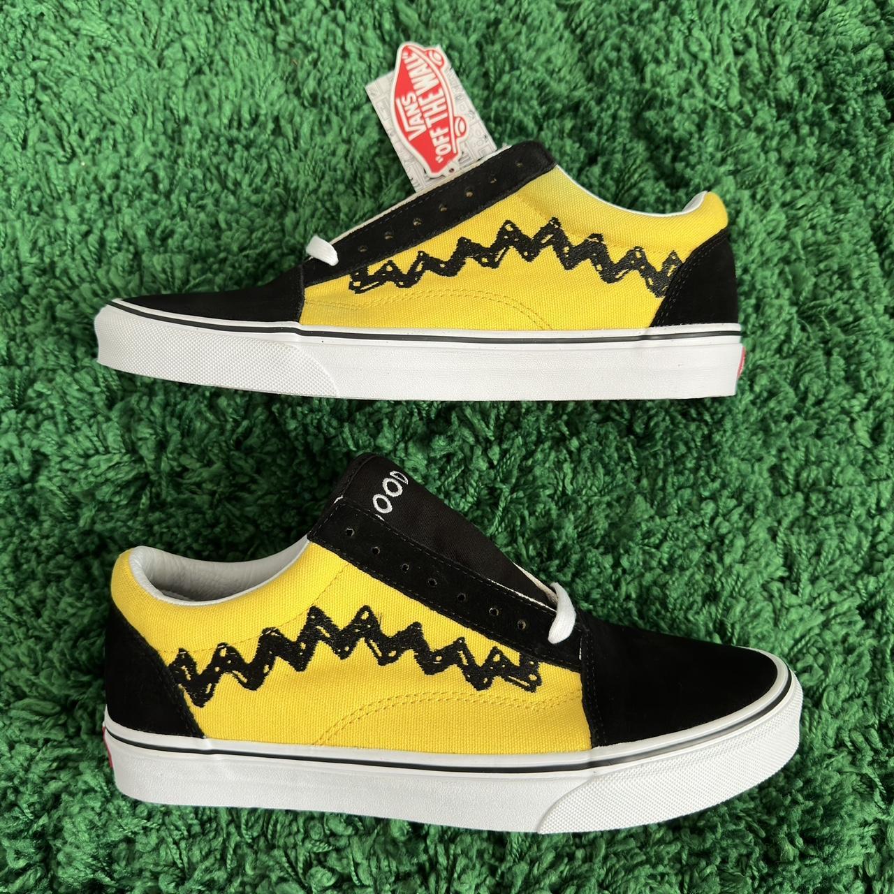 Vans old best sale skool peanuts yellow