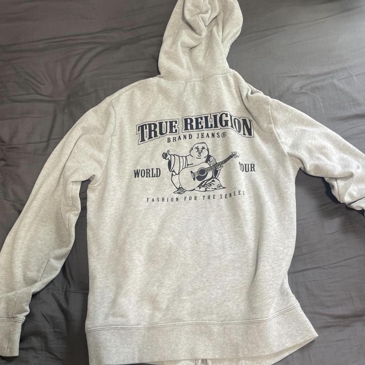 true religion hoodie retail is 120 Depop