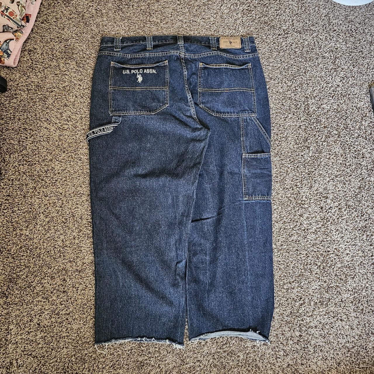 U.S POLO ASSN. CARPENTER JEANS CUT ON THE BOTTOM Depop