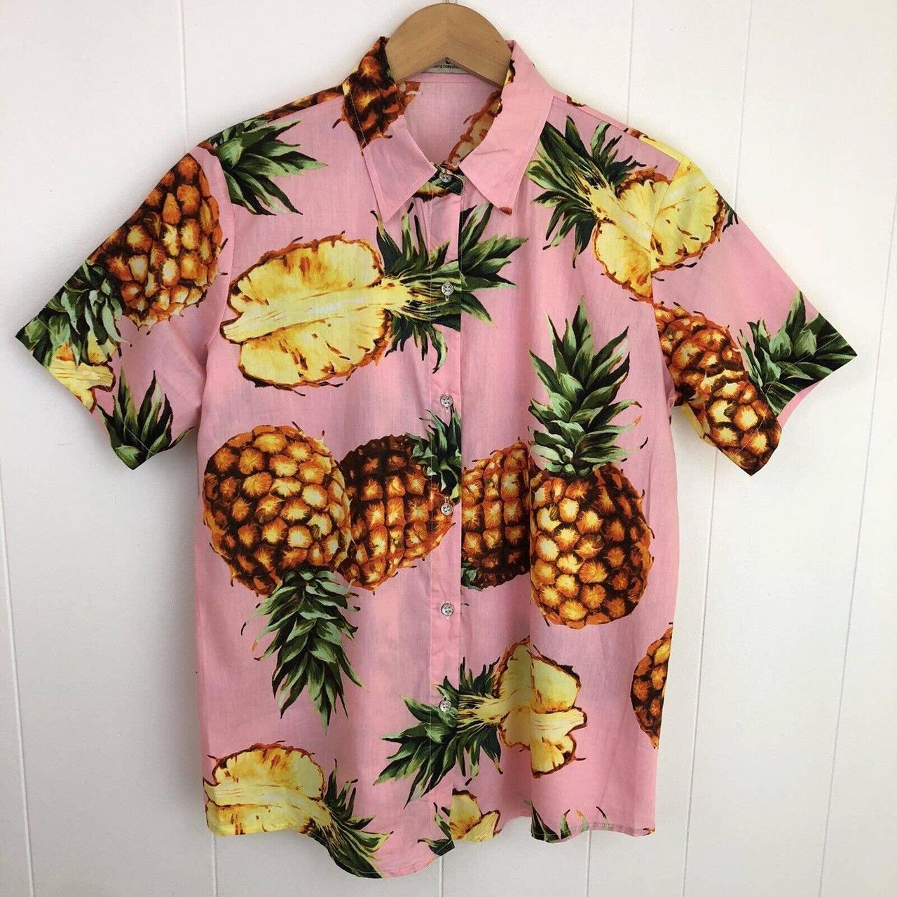 Pink clearance pineapple shirt