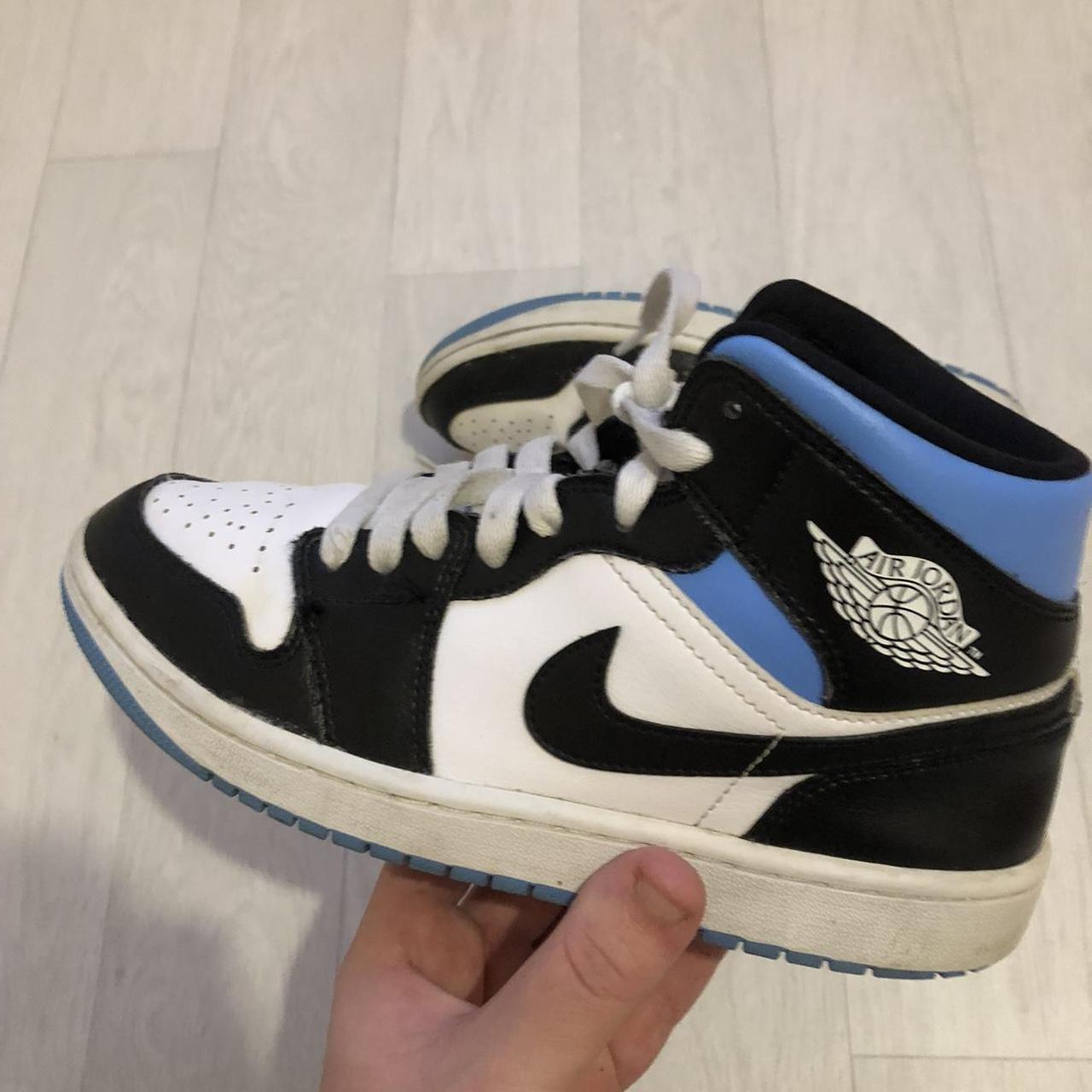 university black white jordan 1 mid