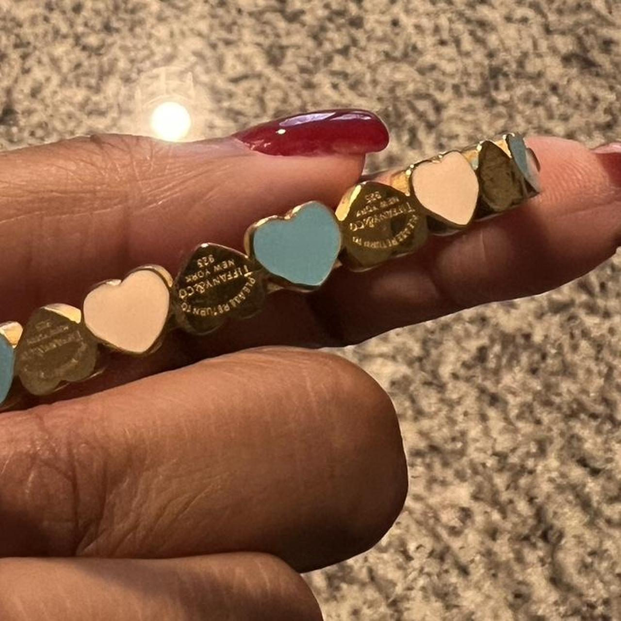 Women's Bracelet - Multi – Mini hearts gold bracelet. Doesn't tarnish. Can …