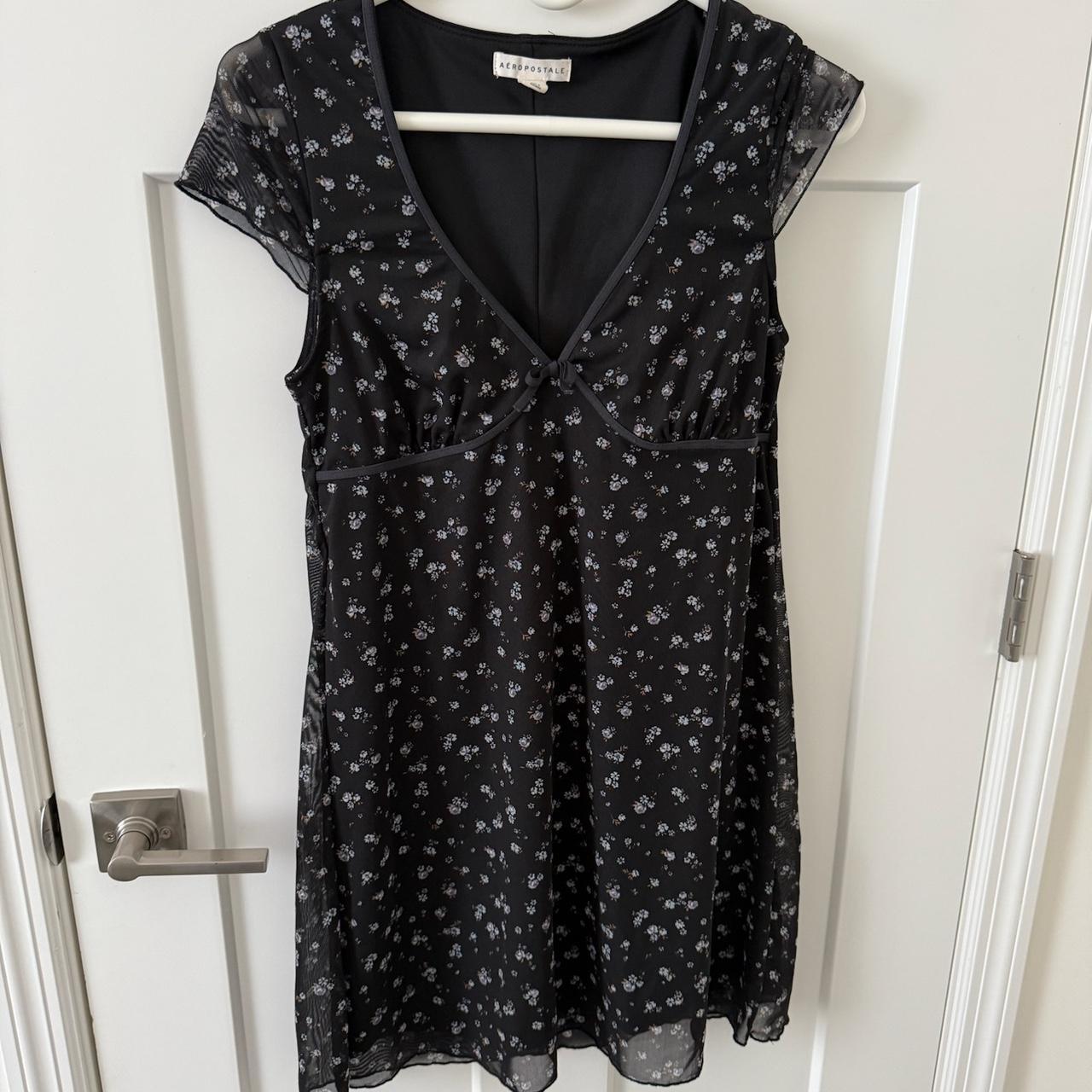 Aeropostale Women's Dress Black/Navy M – Aeropostale black