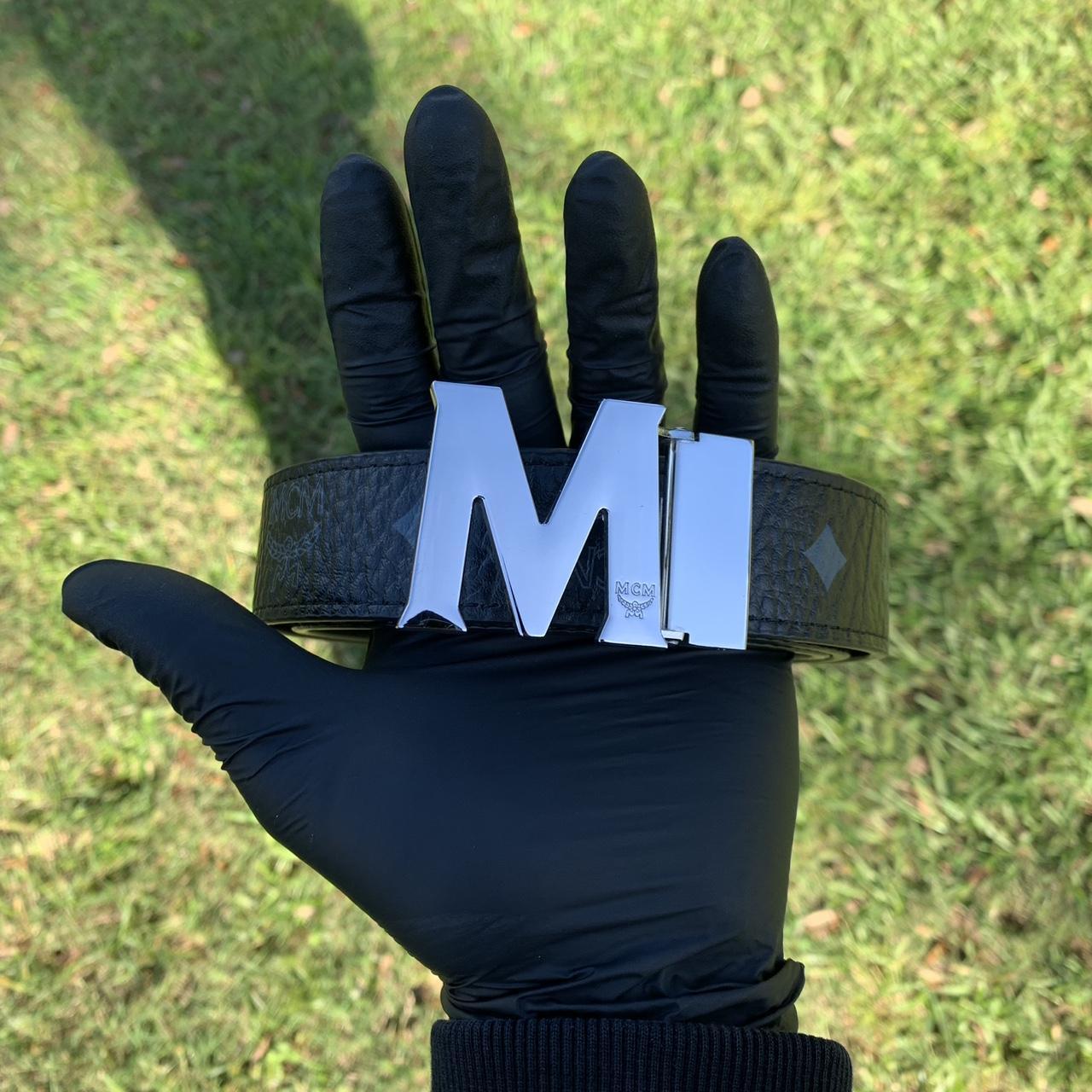 Mcm Belt “THE "M" BELT ONE SIZE FITS ALL” said... Depop