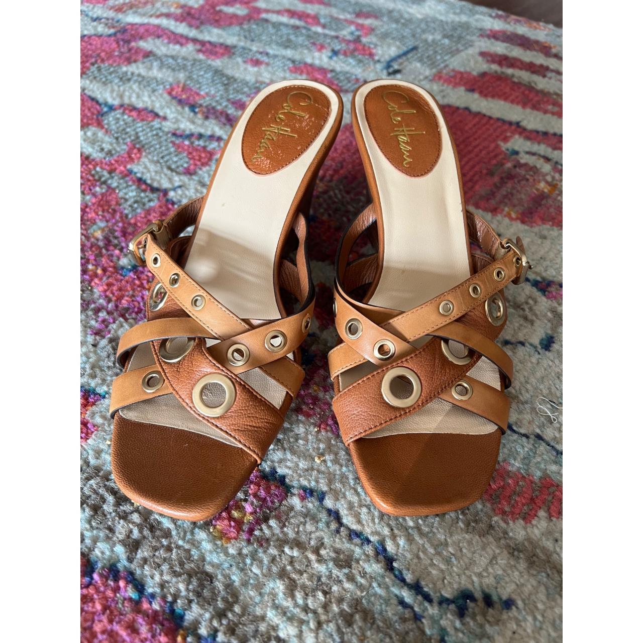 cole haan brown sandals