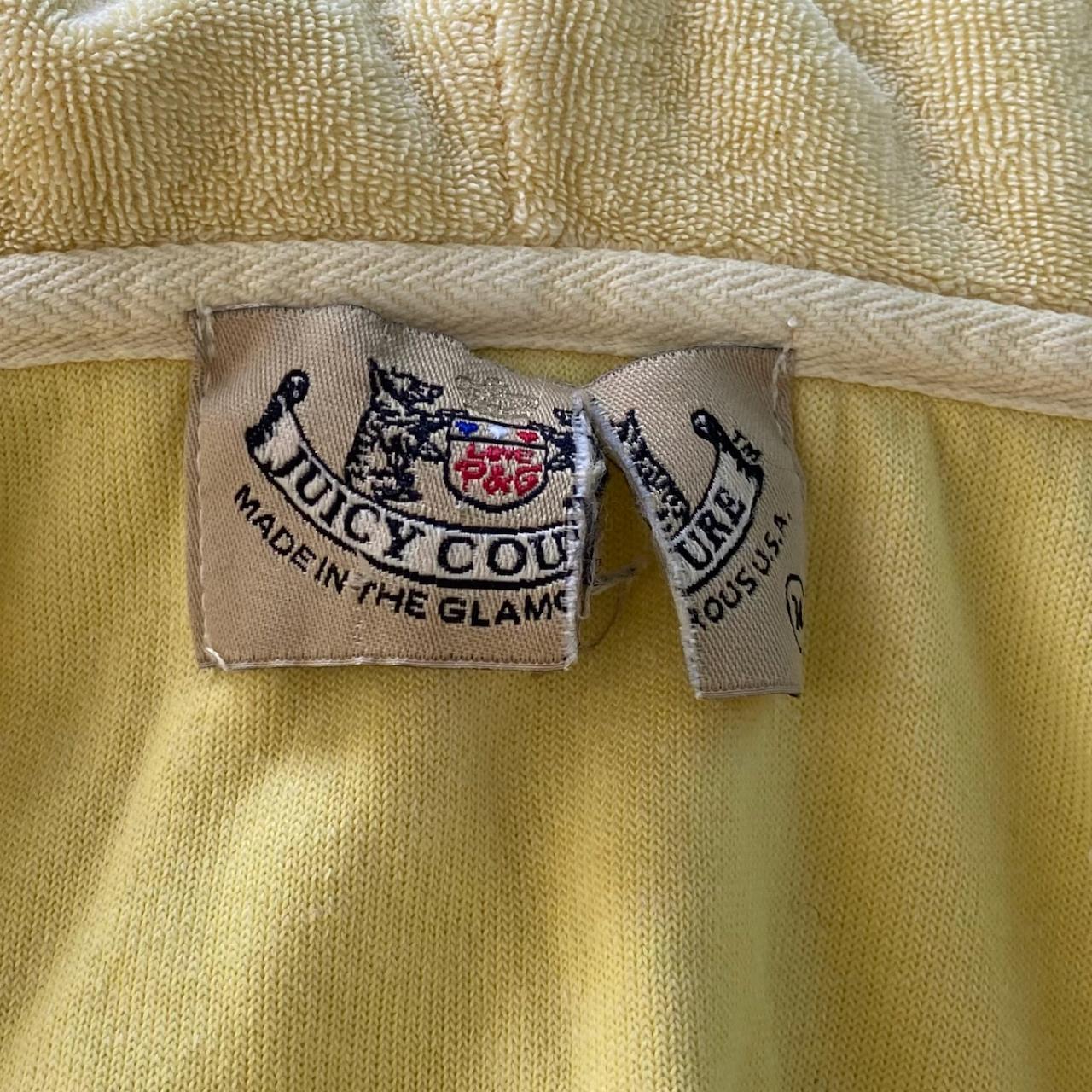 Juicy Couture Women's Yellow Jacket | Depop