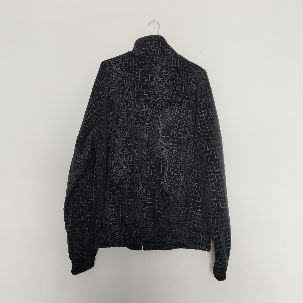 【早い者勝ち】Fuckingawesome crocodile jacket M Fucking Awesome Velour Croc Track Jacket Crocodile | Depop