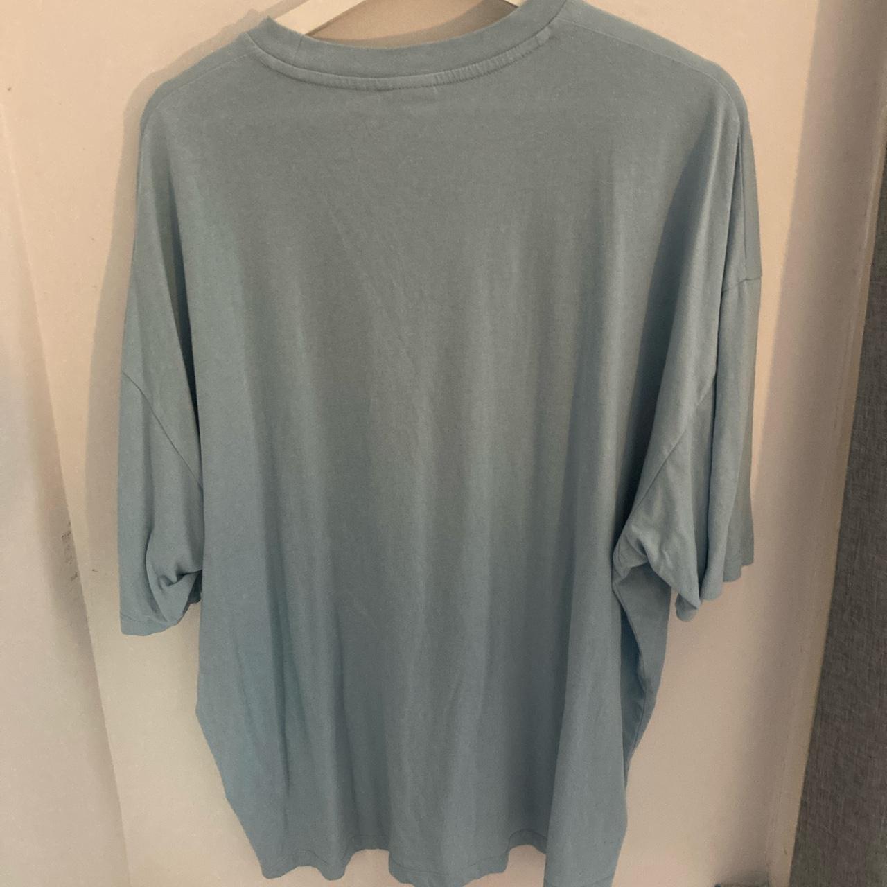 Oversized Baby blue Graphic T shirt Actual Asos... Depop