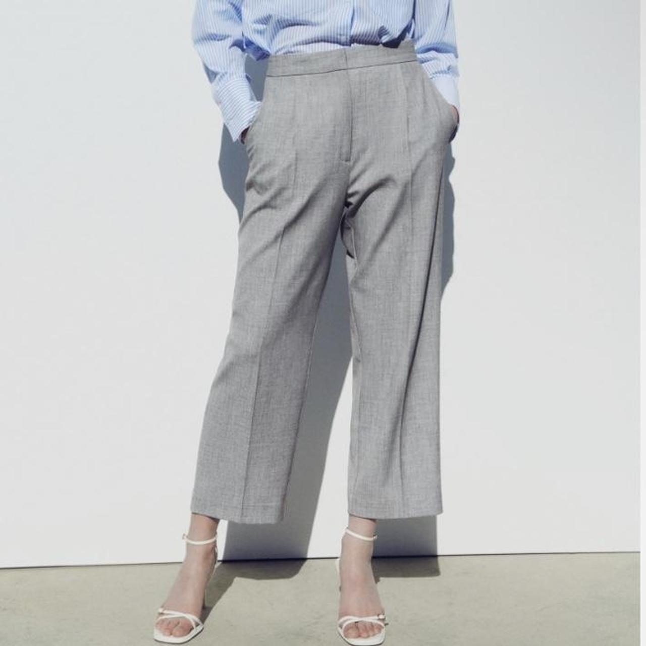 Zara gray tailored High waisted,