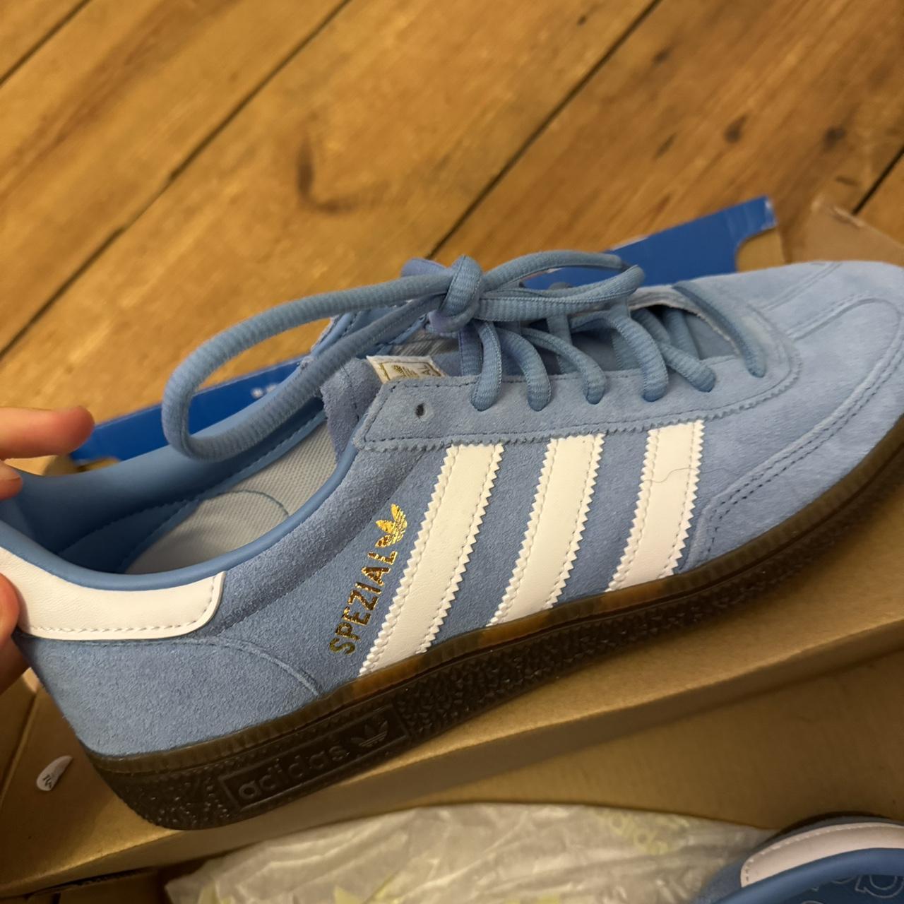 adidas handball spezials blue size 7 never worn... - Depop