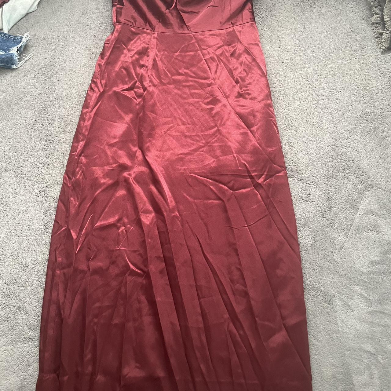 Forever 21 outlet red satin dress