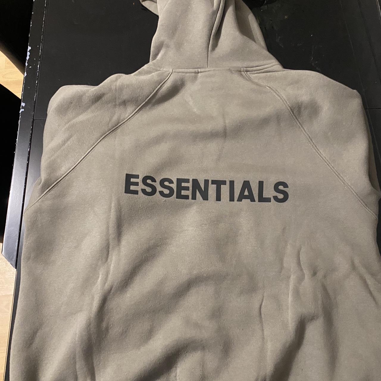 FEAR OF GOD ESSENTIALS ZIP HOODIE - Depop