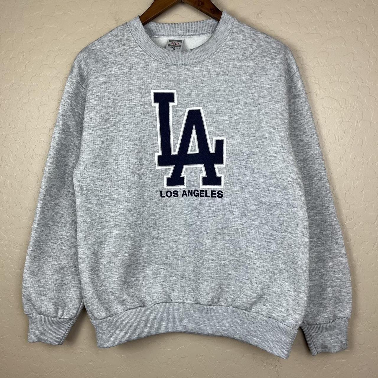 ~vintage 90’s Los Angeles Dodgers Baseball Crewneck - Depop