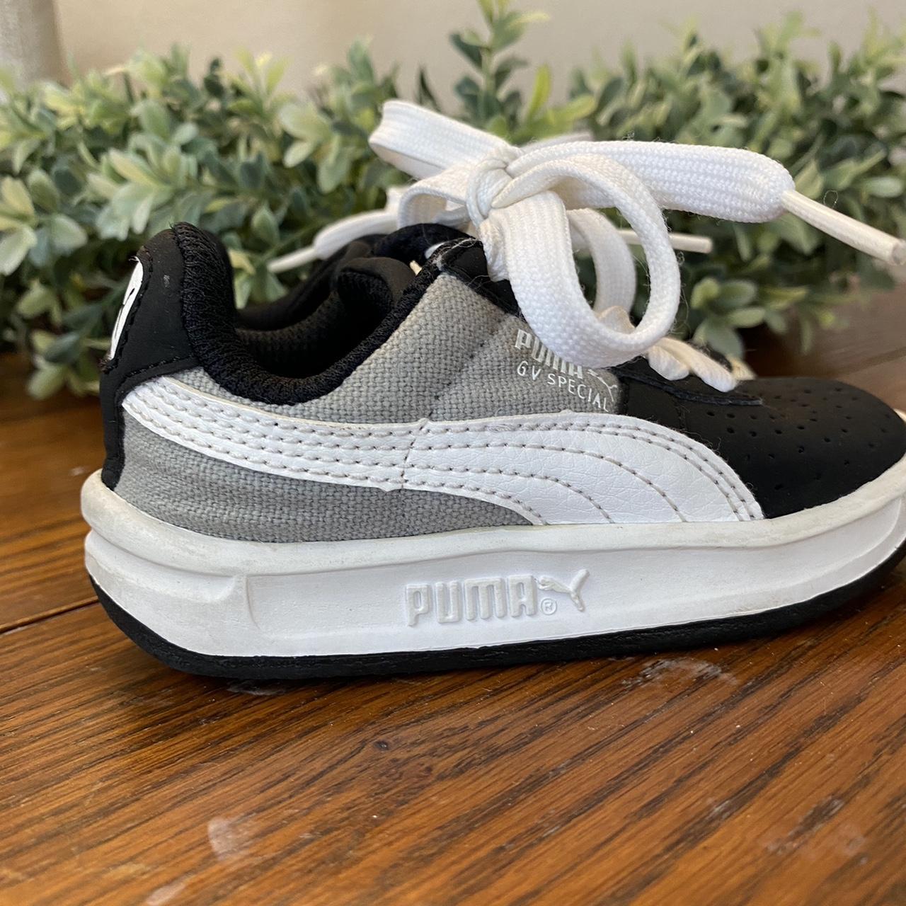 Puma gv special black best sale and white