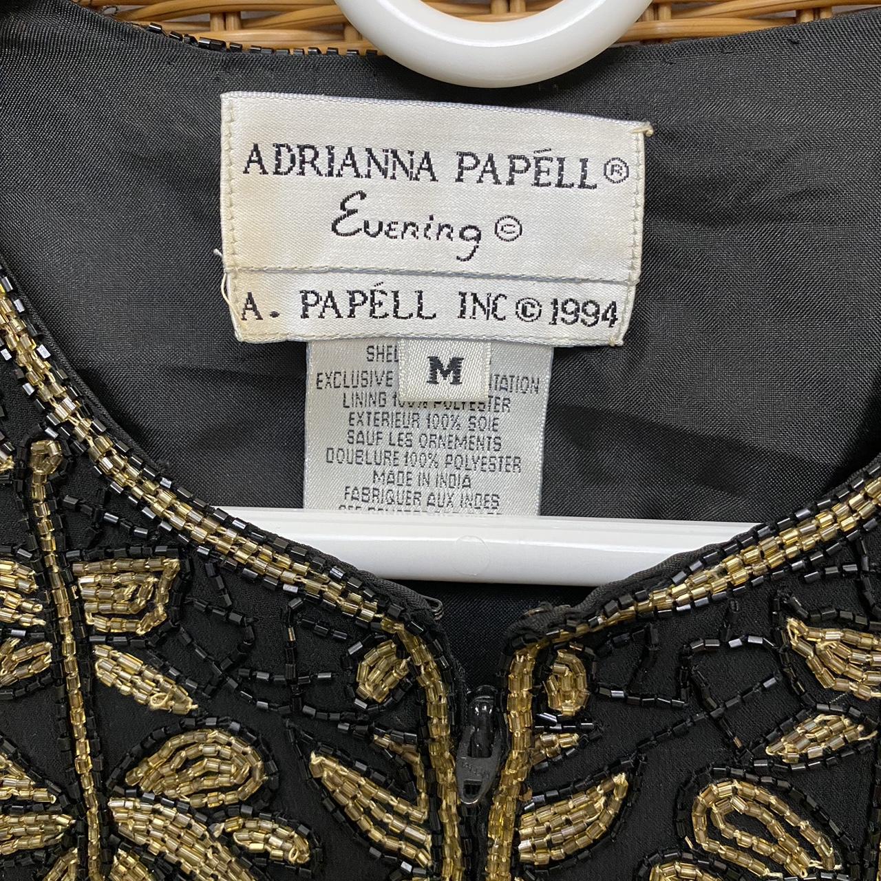 ADRIANNA PAPELL Evening jacket Vintage 1994 black