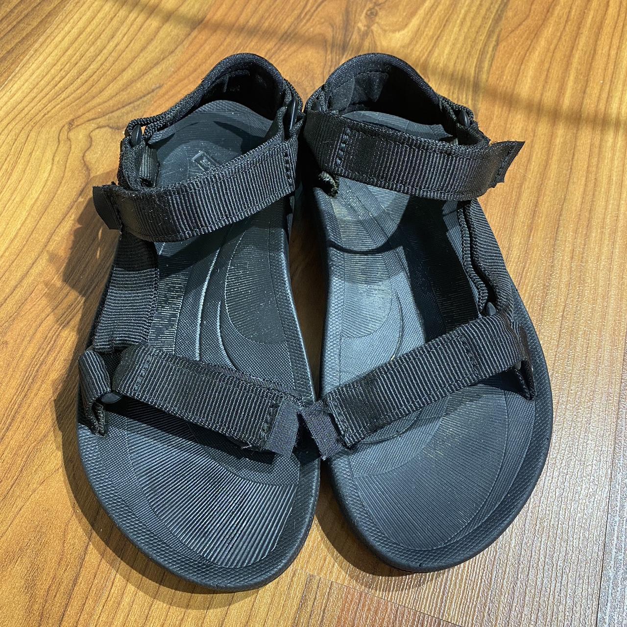 TEVA classic strappy black sandals water friendly... - Depop