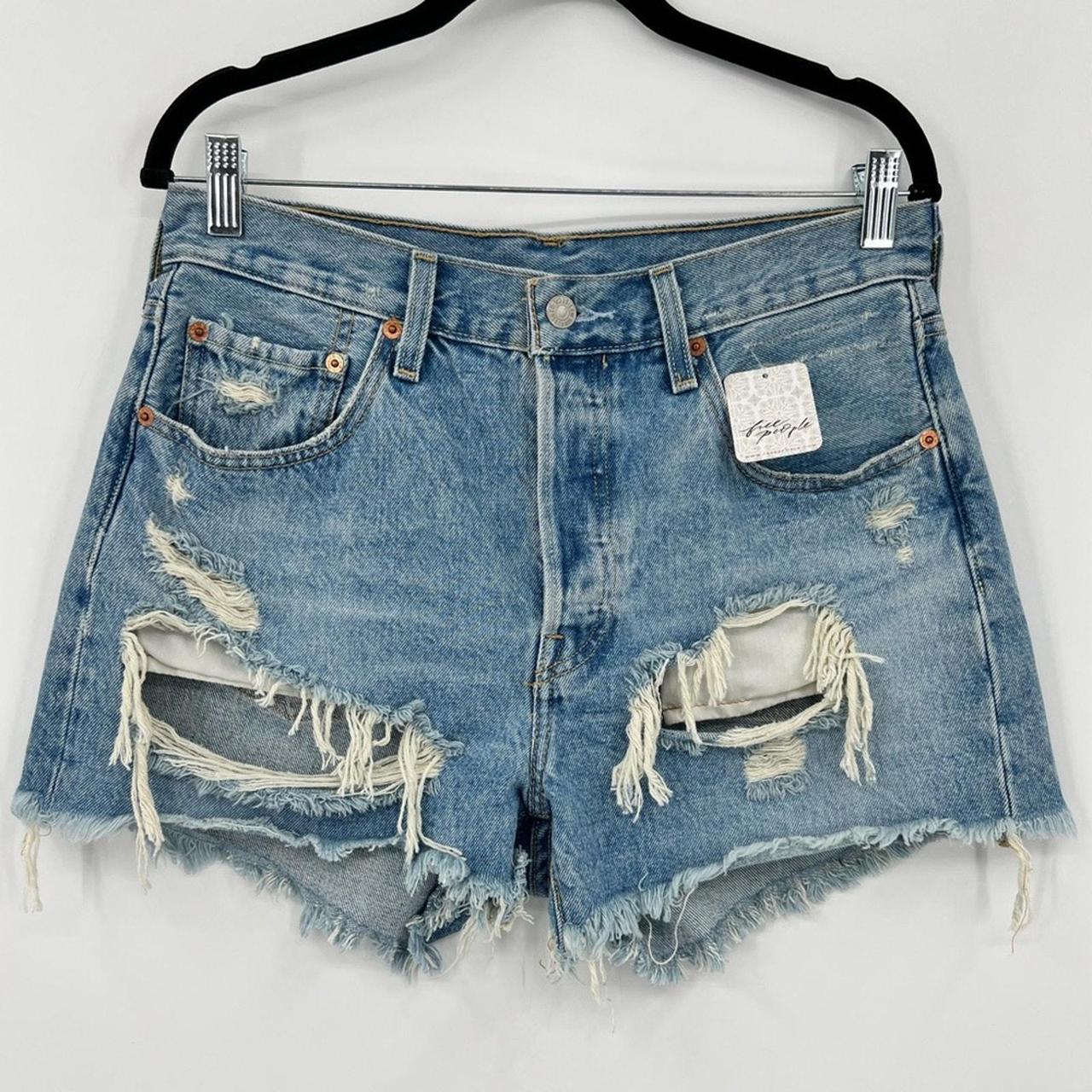 Free people levis shorts deals