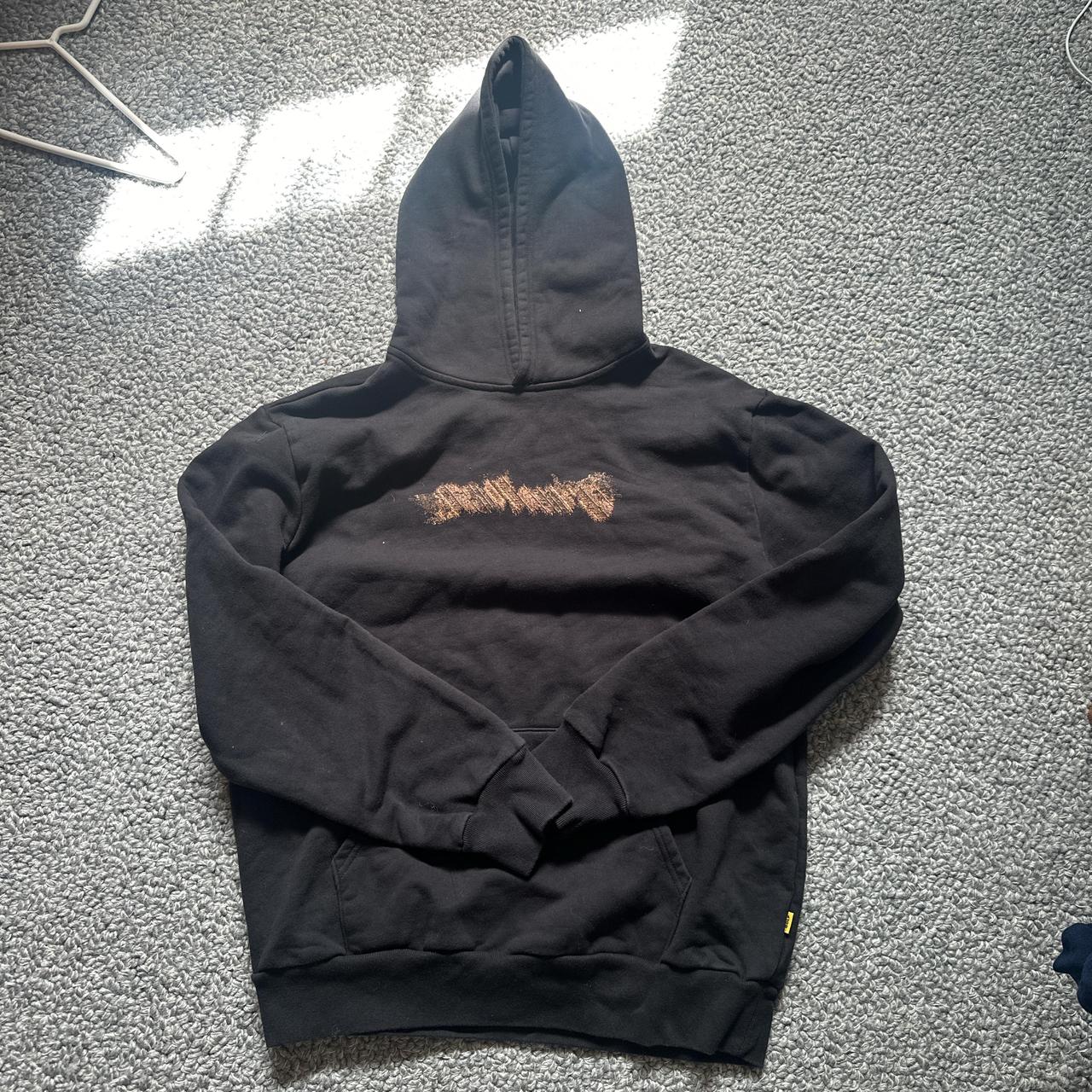XL Black Shoe Print GolfWang Hoodie
