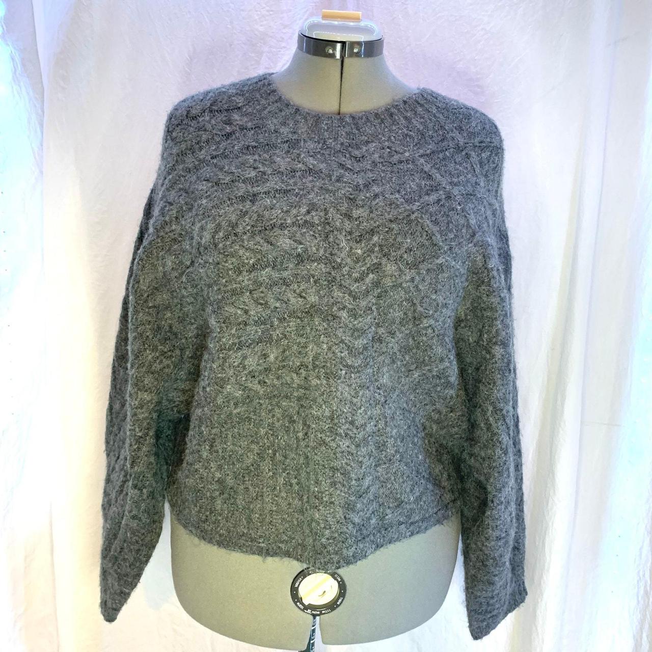 Abercrombie & Fitch Women's Sweater - Grey - M – … - image 3