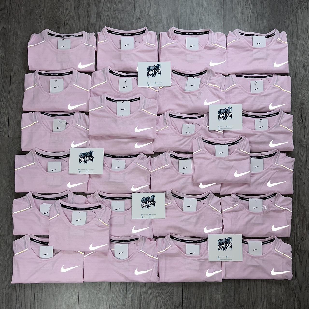 nike miler pink top