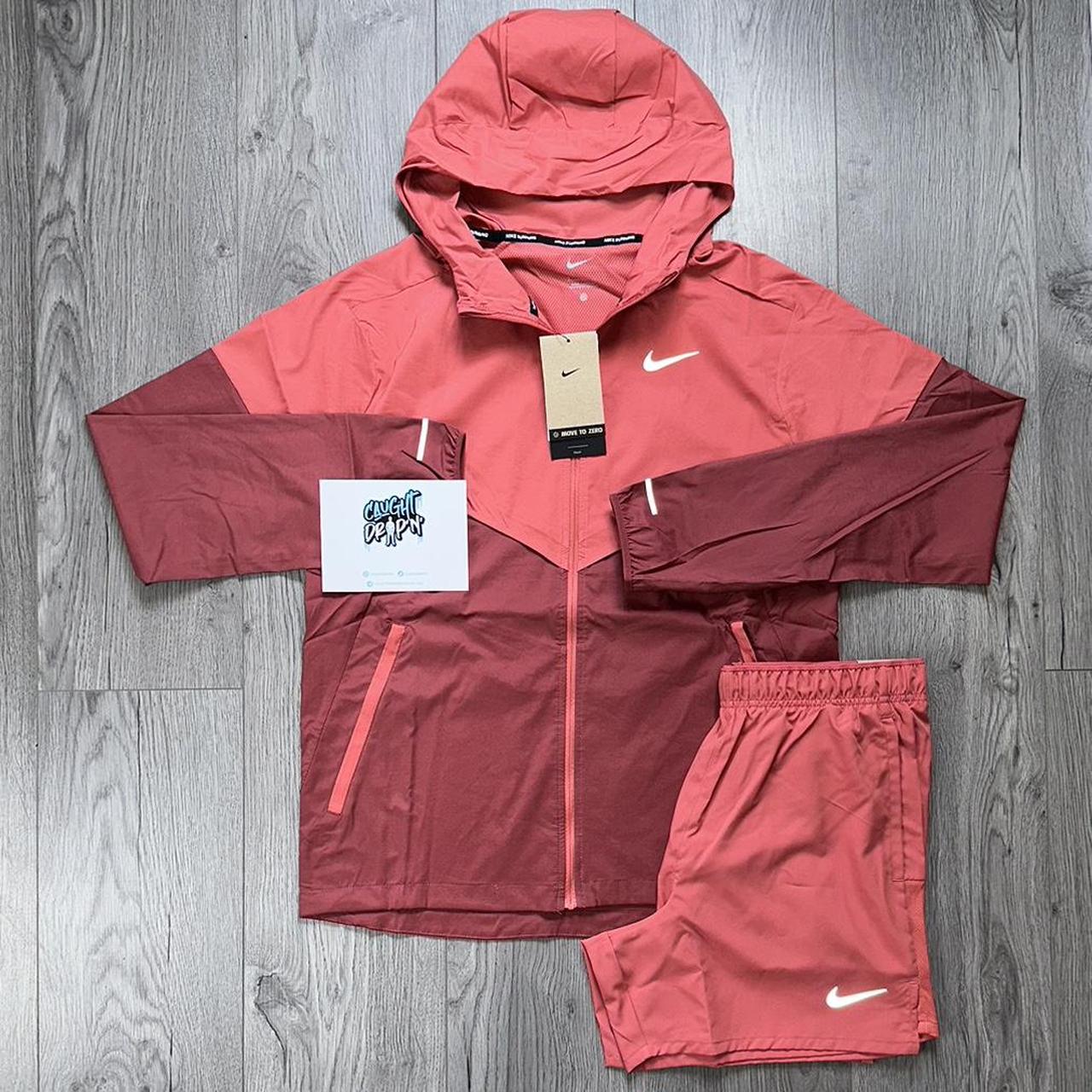 Nike Adobe Red Windrunner Set Brand New With - Depop