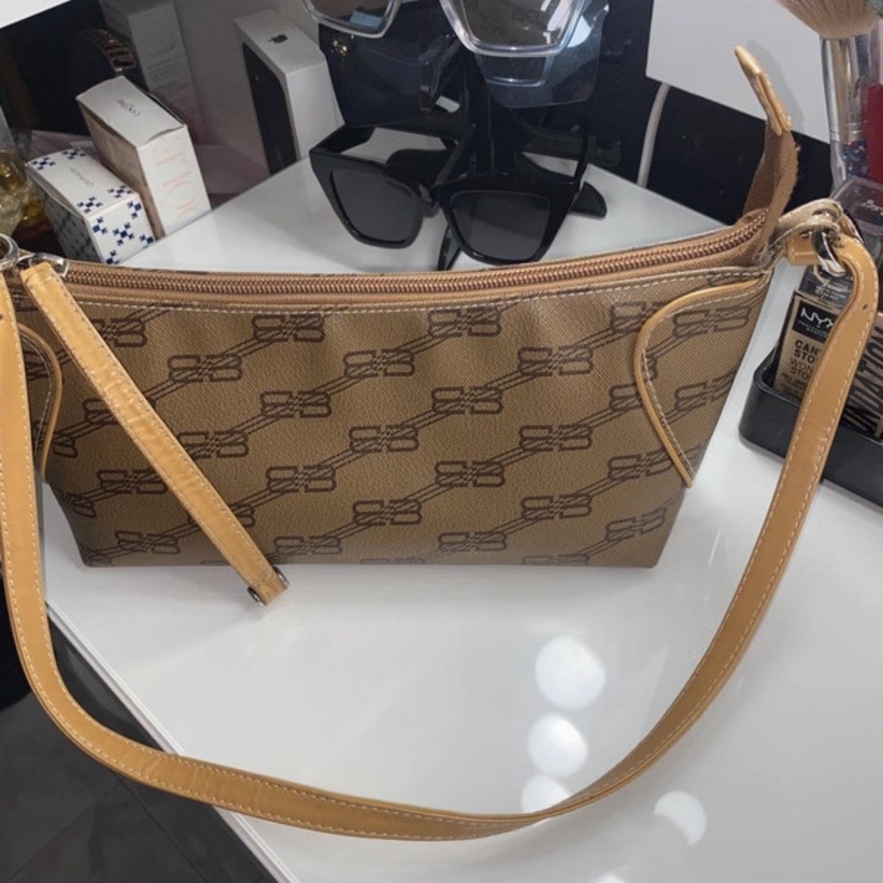 Authentic BALENCIAGA vintage bag. Color is brown - Depop