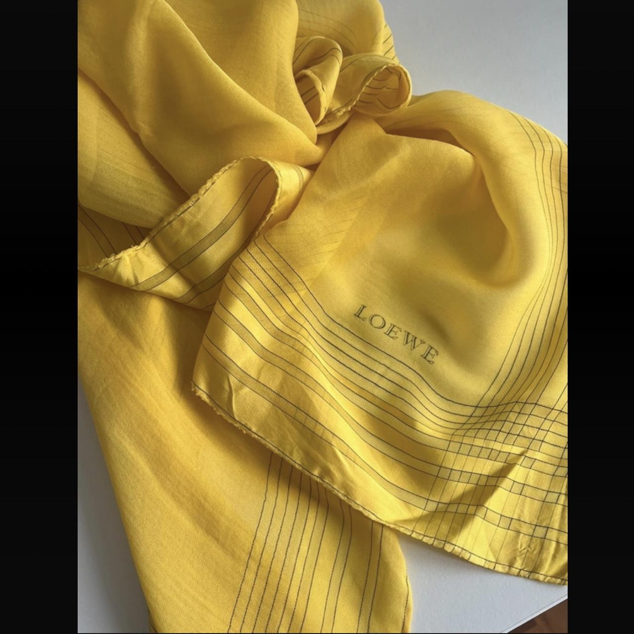 Loewe yellow discount scarf