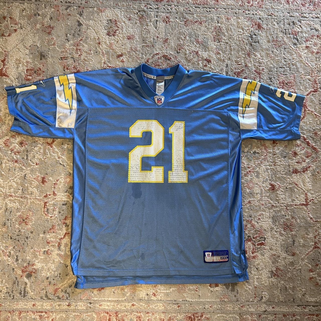 Super clean Old San Diego Chargers Ladainian - Depop