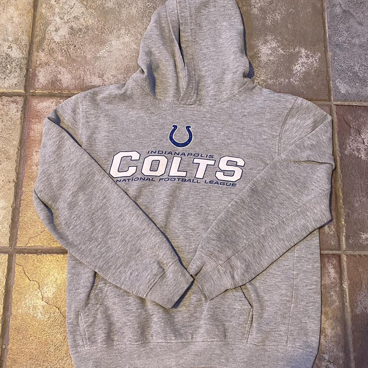 Vintage NFL Indianapolis Colts Hoodie Size Youth - Depop