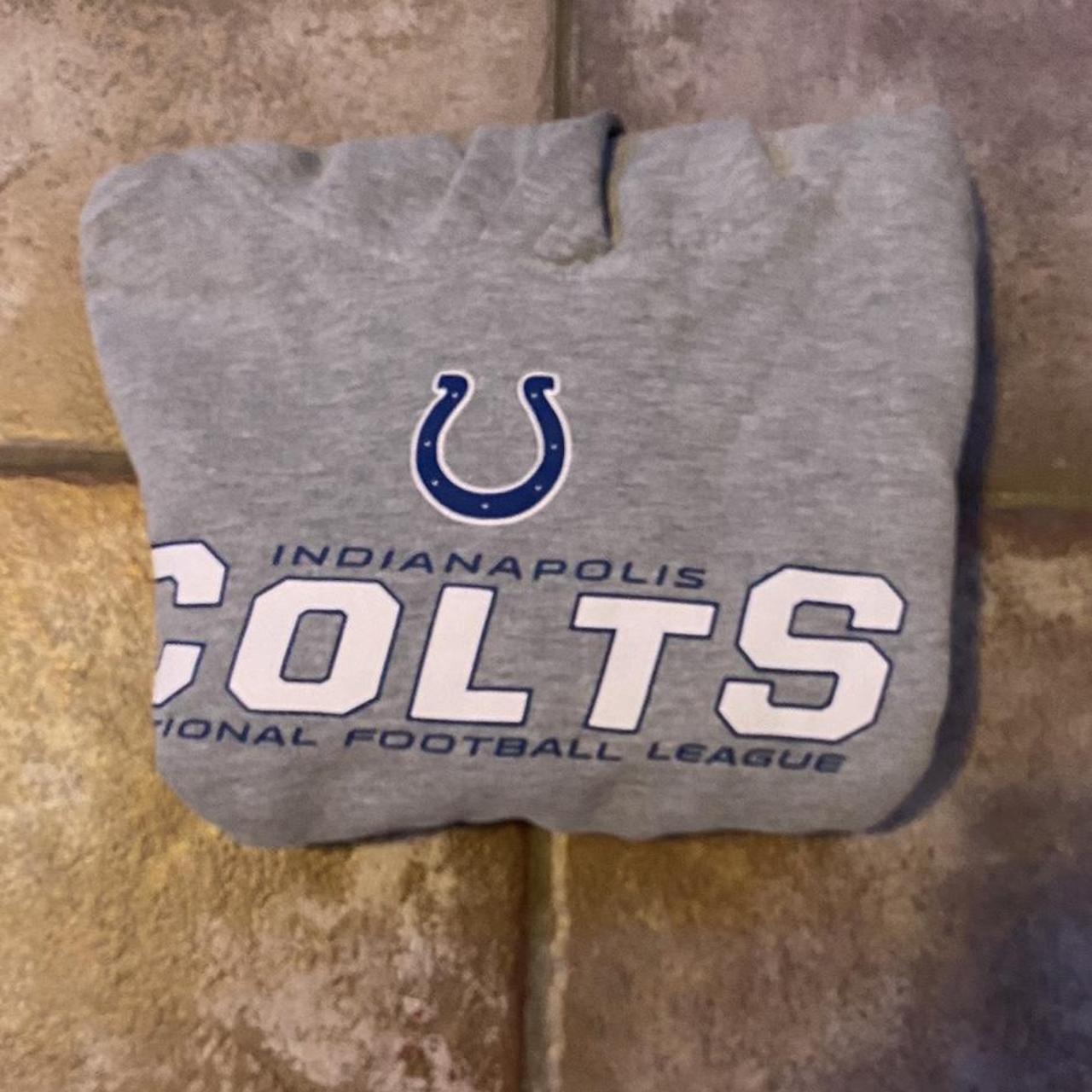 Vintage NFL Indianapolis Colts Hoodie Size Youth - Depop