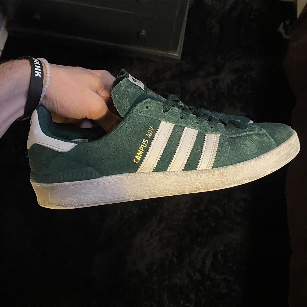 Men S Green And White Trainers Depop   P0 