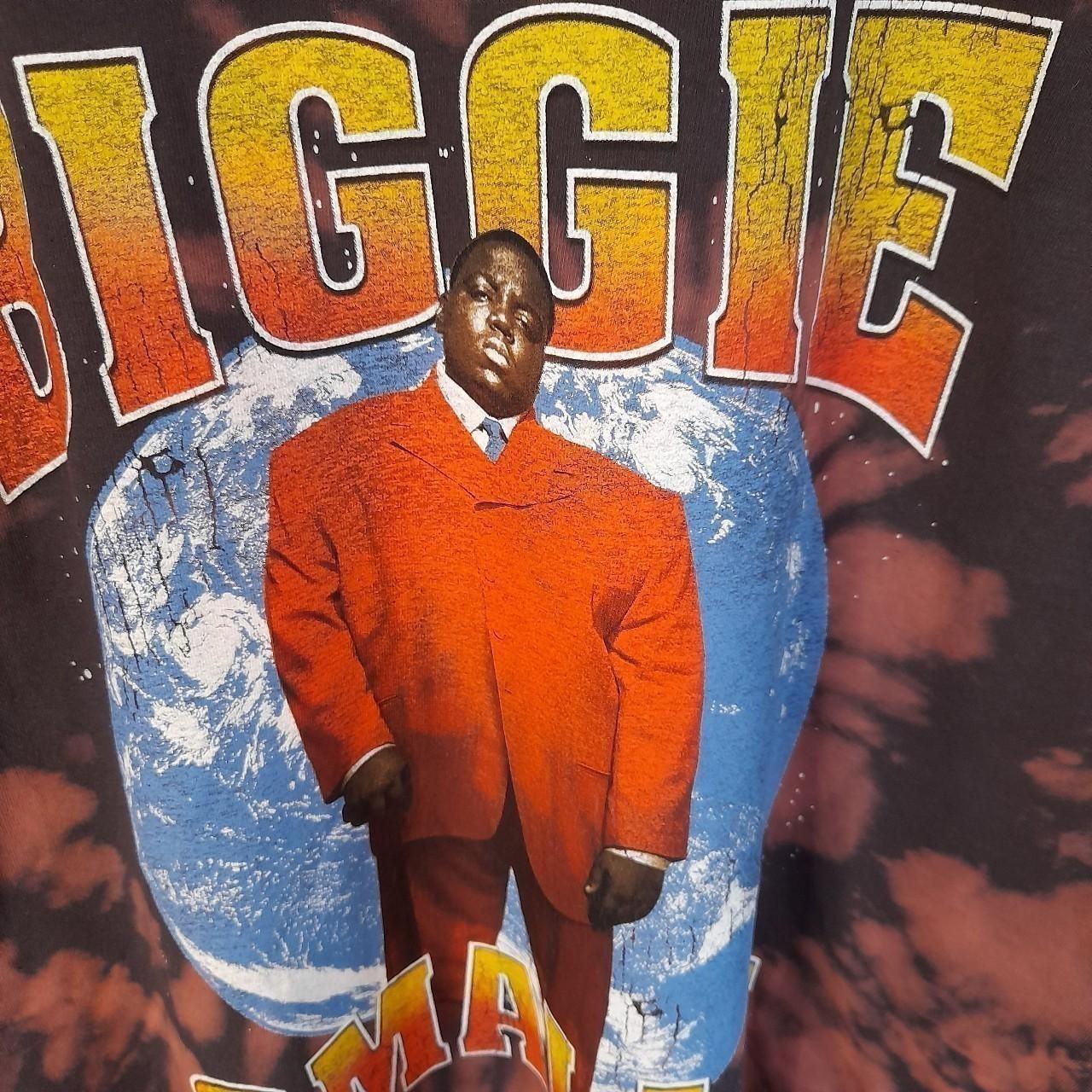 Biggie Smalls Tie-Dye Official Merch T-Shirt The... - Depop