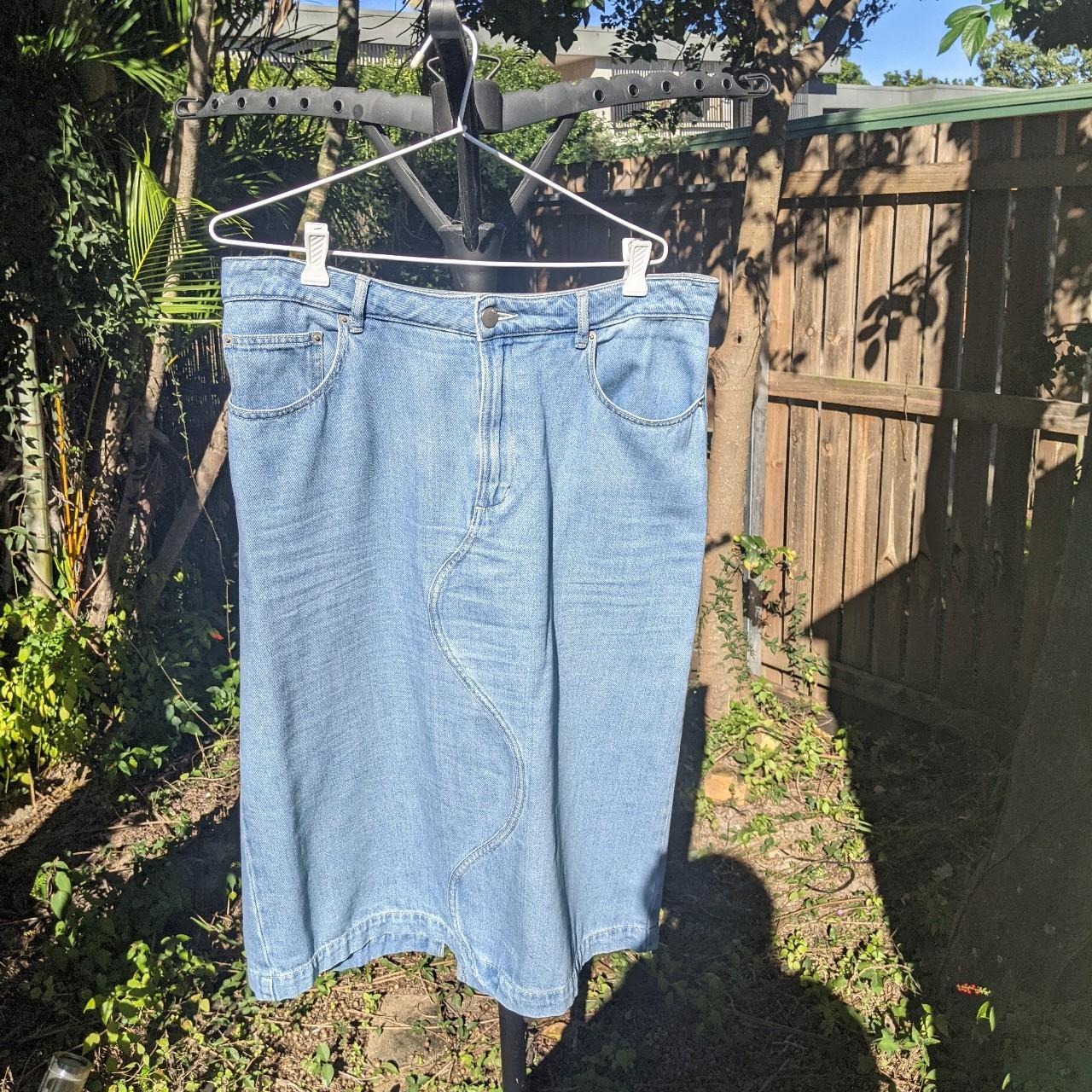 Gorman Denim Skirt Size 14 Depop