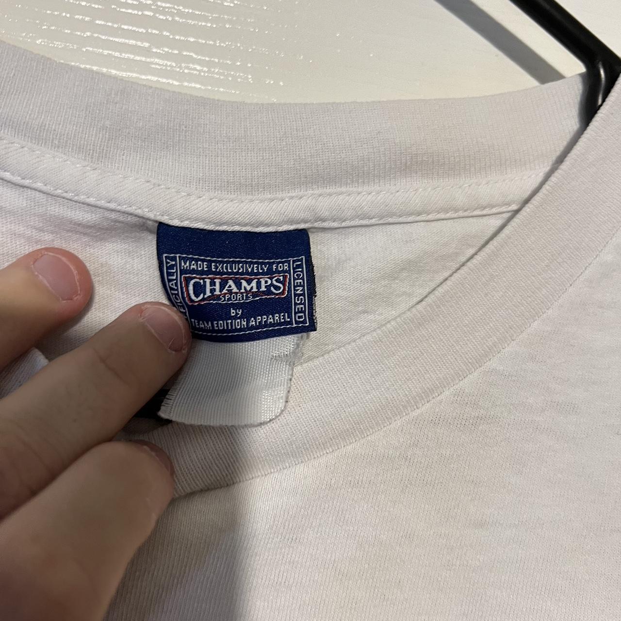 Champs Sports Men's Orange and Green Tshirt Depop