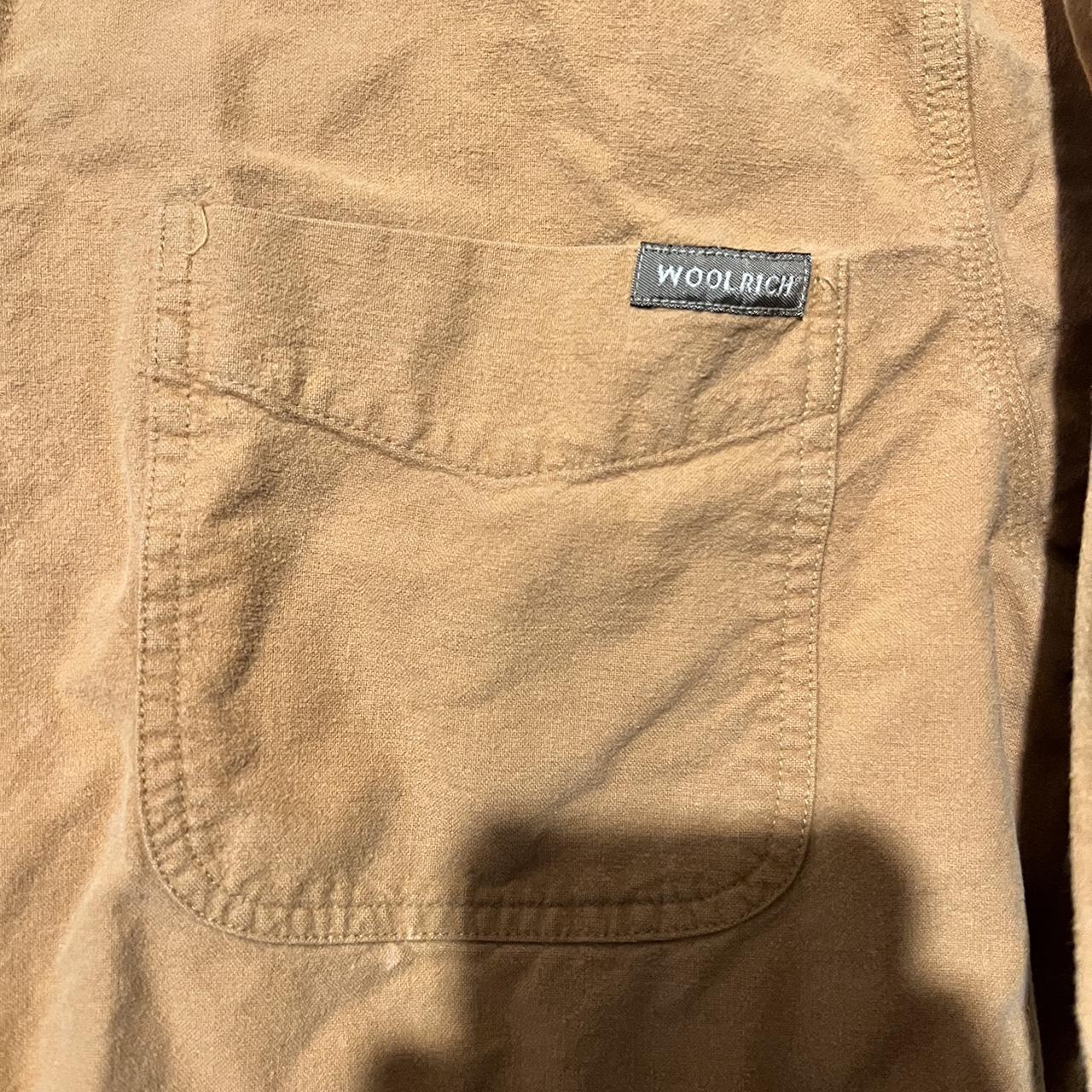 Woolrich Men's Tan Shirt | Depop