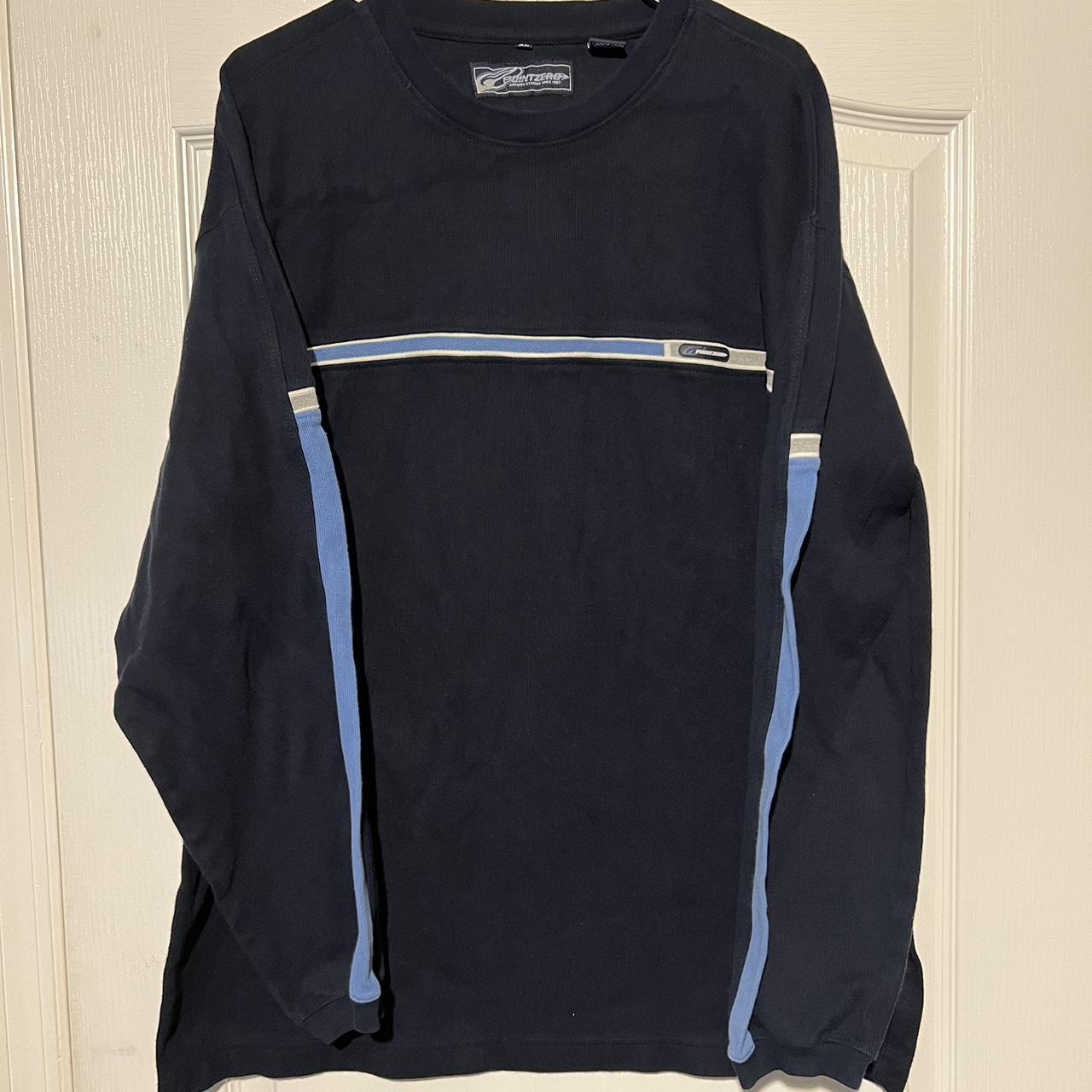 Men's Blue and Navy Sweatshirt | Depop