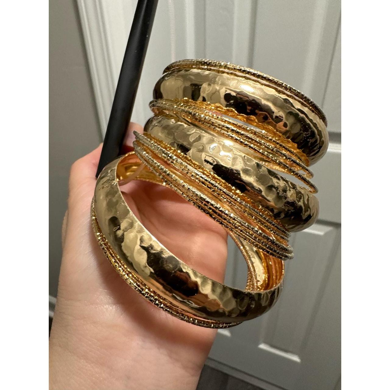 Gold fashion jewelry bracelets New bangle bracelet... Depop