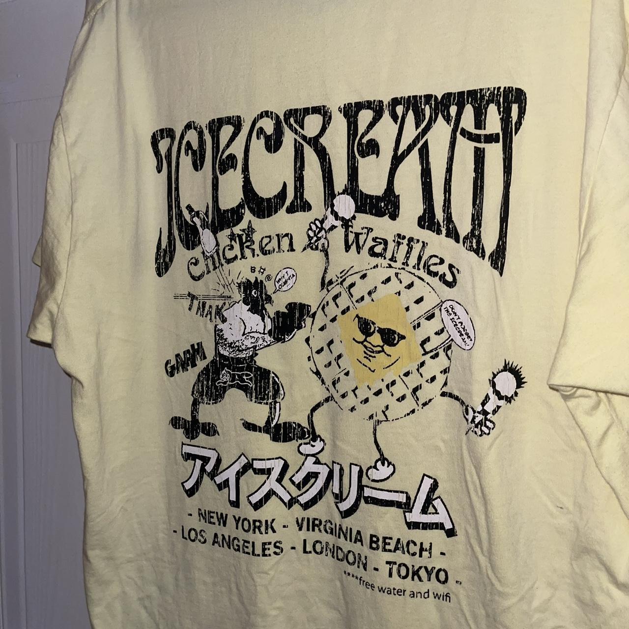 Icecream Chicken and Waffles Tee - Depop