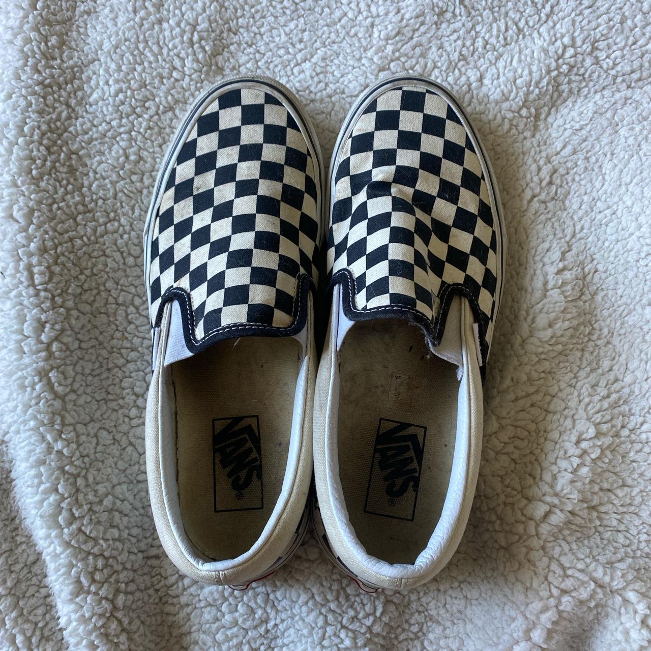 Checkered Vans Women’s 9/Men’s 7.5 - Depop