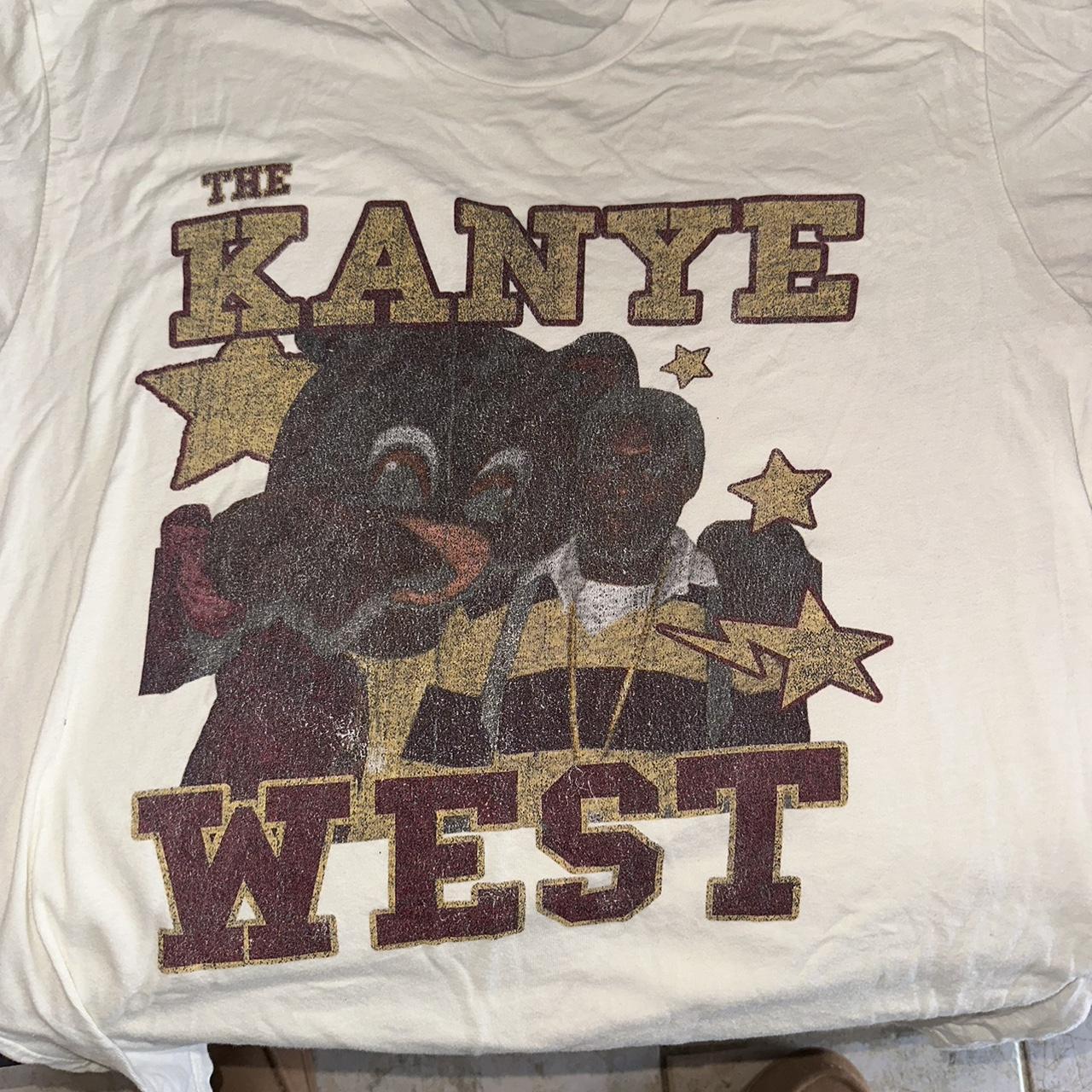 Vintage Kanye West Tee size medium Super cool design... - Depop