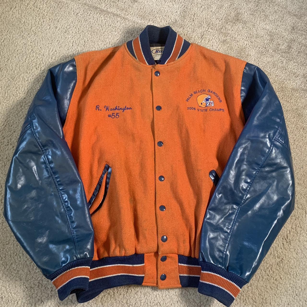 VINTAGE 1987 VARSITY JACKET super cool jacket - Depop