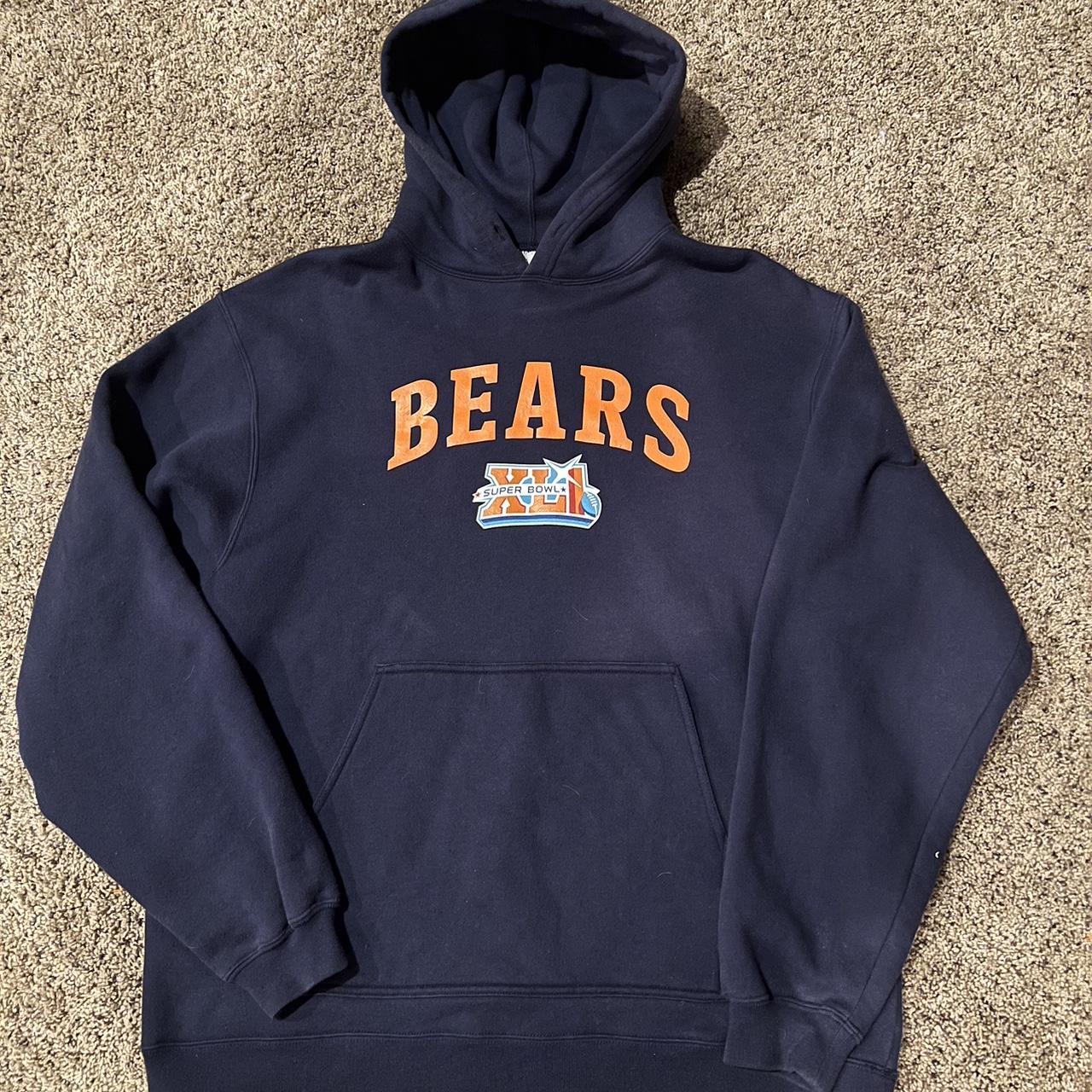 Vintage Chicago Football Bears Hoodie L - Depop